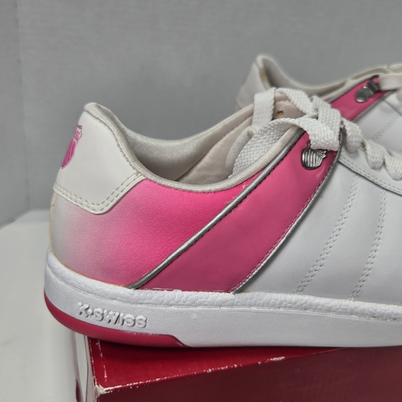 K-Swiss Anglesea Pink and White Ombre Classic Sneakers Women's Size 8 - Picture 5 of 12